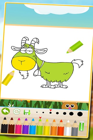 Kids Animal Coloring Book : Cute Cat Dog Kitten Pet Pony Painting for Preschool screenshot 2