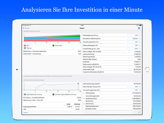Screenshot #5 pour ImmoByte Baufinanzierung, Vergleich von Konditionen, Zins und Tilgung bei Ihrem Hauskauf oder Immobilienfinanzierung