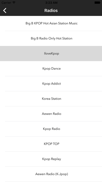 Screenshot #2 pour Kpop Music Online: Best k-pop Radio App