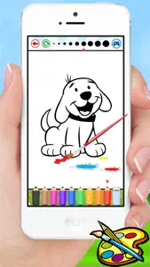 Animal Coloring Book - Drawing for kids and kindergarten screenshot #3 for iPhone