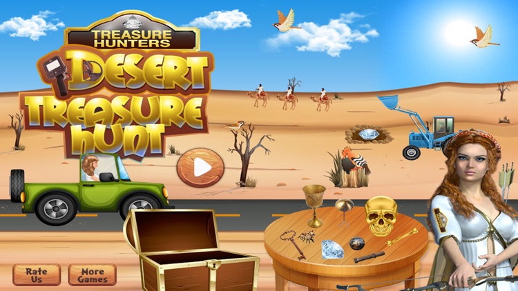 Desert Treasure Hunt Adventure Games