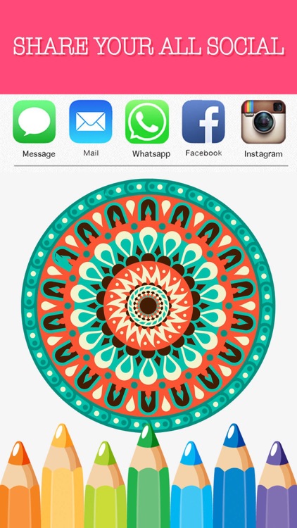 Coloring Books Mandala Adult Games For Relax screenshot-4