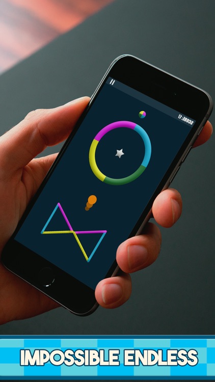 Switch Circle Color - Swap Color And Dash Through Shape by TRAN NHAN