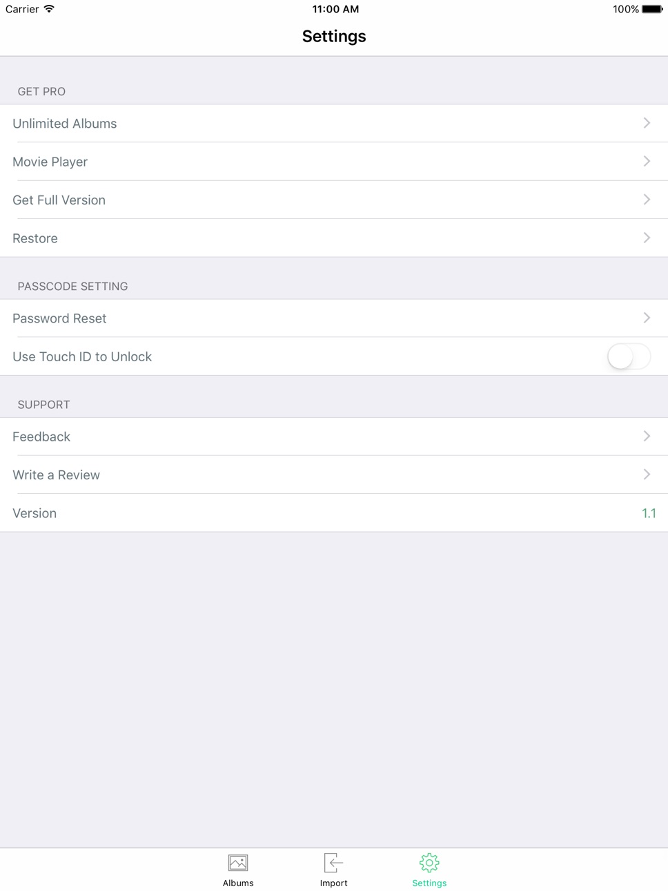 iPad screenshot