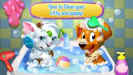 Game screenshot Pets Wash & Dress up - Play Care Love Baby Pets mod apk