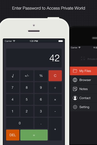 プラベート計算器：ファイルを隠す、ブラウザー、シークレット写真、ビデオ、画像ダウンローダー、ノート・連絡先キーパーのおすすめ画像1