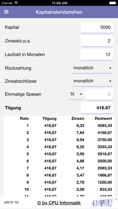 App screenshot