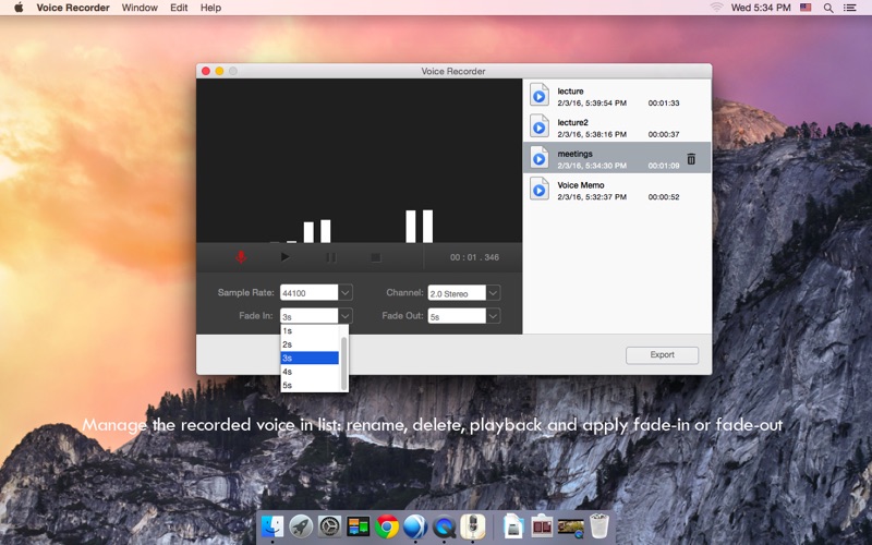 Screenshot #3 pour Voice Recorder