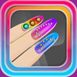 Ongles design' et salon de beauté – l'art d'ongle jeu de relooking pour les filles