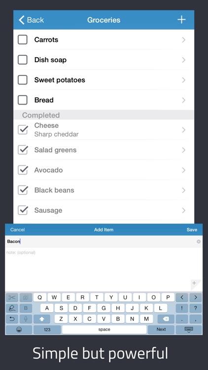 Paperless Lite: Lists + Checklists