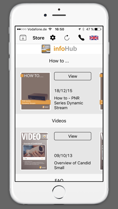How to cancel & delete eneo InfoHub – the presentation and info tool from the specialist for video security from iphone & ipad 1