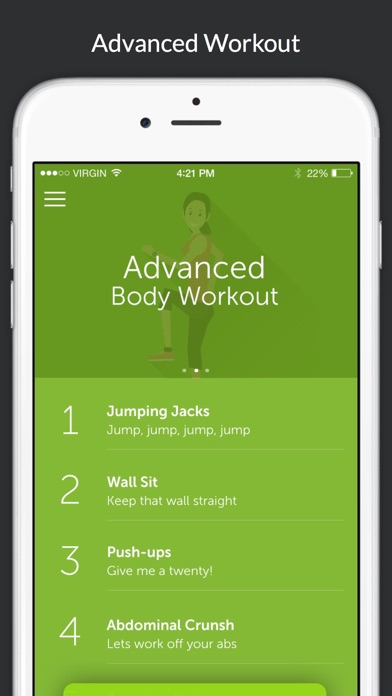 Couch To Fit - with 7 Minute Workout and High Intensity Interval Training Challenge Screenshot 3