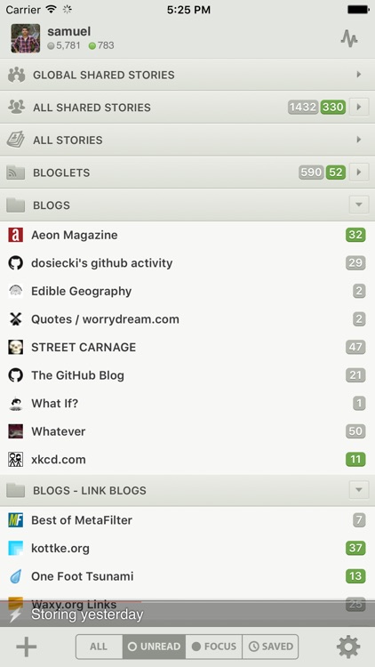NewsBlur screenshot-0