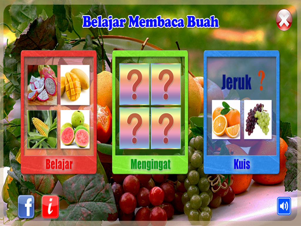 Belajar Membaca Buah