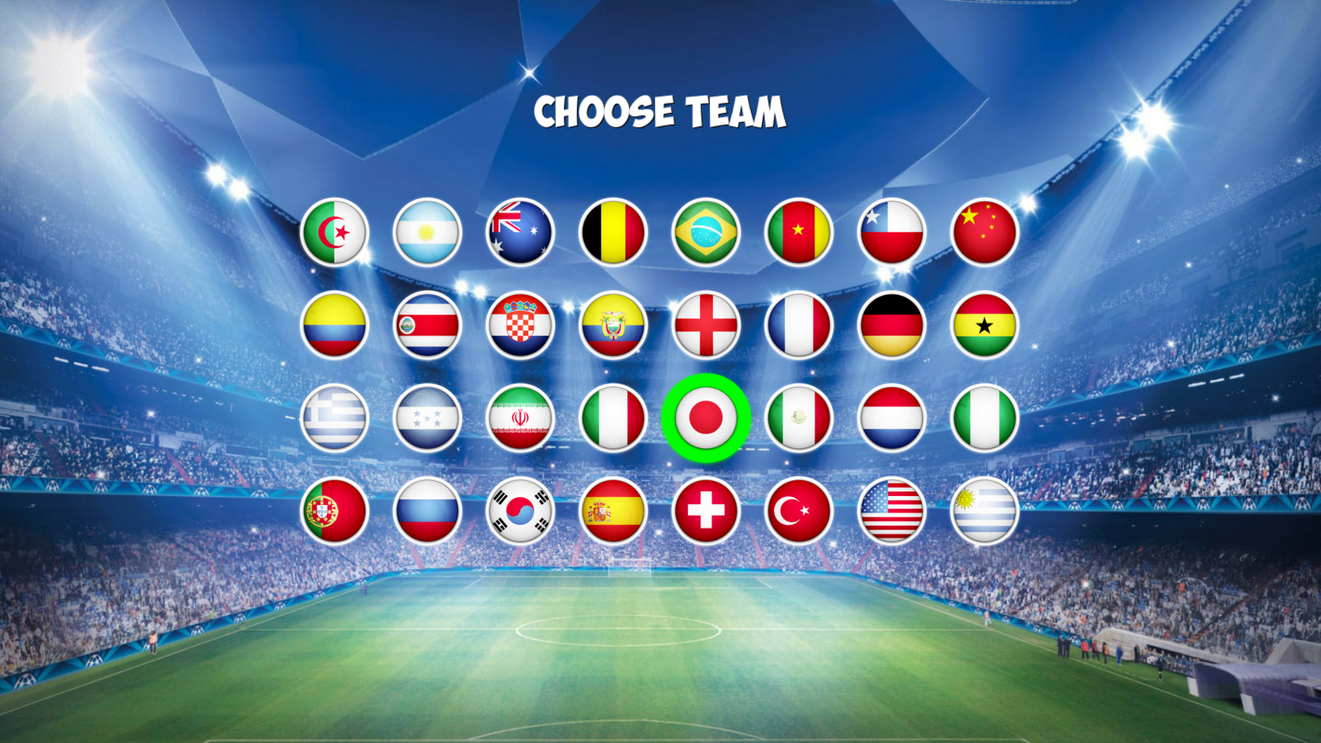 WORLD UP SHOOTOUT SOCCER 3D for TV screenshot 4