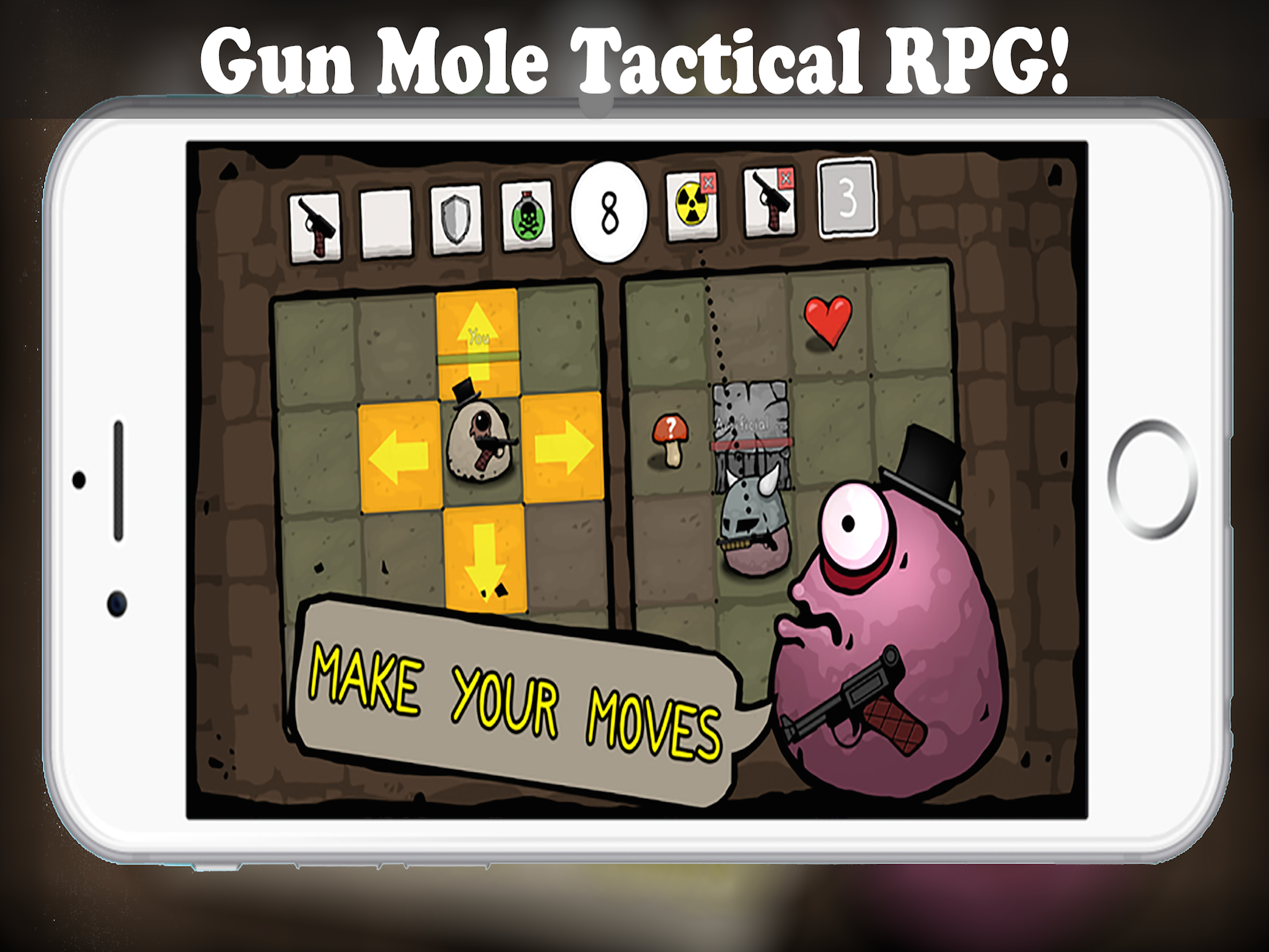Gun Mole Tactical RPG - Multiplayer Turn Based Shooting Games with Killing Strategy screenshot 5