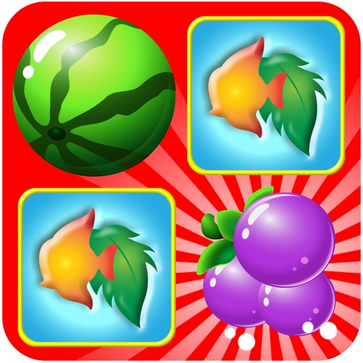 Fruit And Fish Preschool Educational Matching Games for Kids icon