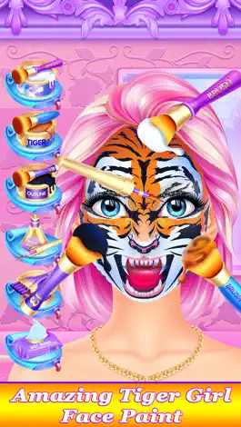 Game screenshot Crazy Face Paint Party Salon - Makeup & Kids Games apk