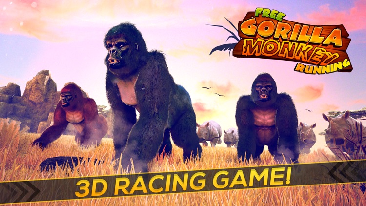 Gorilla Monkey Running Adventure Game For Free