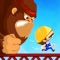Run to the top and beat Kong before he eats your lunch