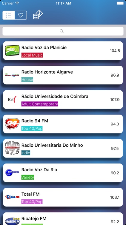 Rádios - O melhor de rádio Português - Simples, rápido e gratuito screenshot-3
