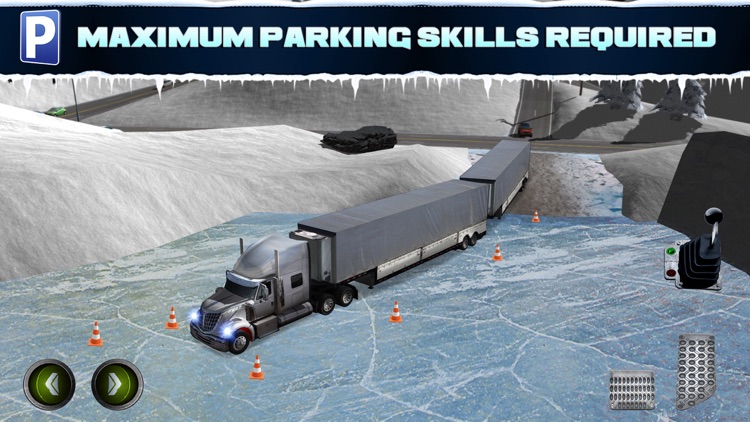 Ice Road Trucker Parking Simulator 2 a Real Monster Truck Car Park Racing Game screenshot-4