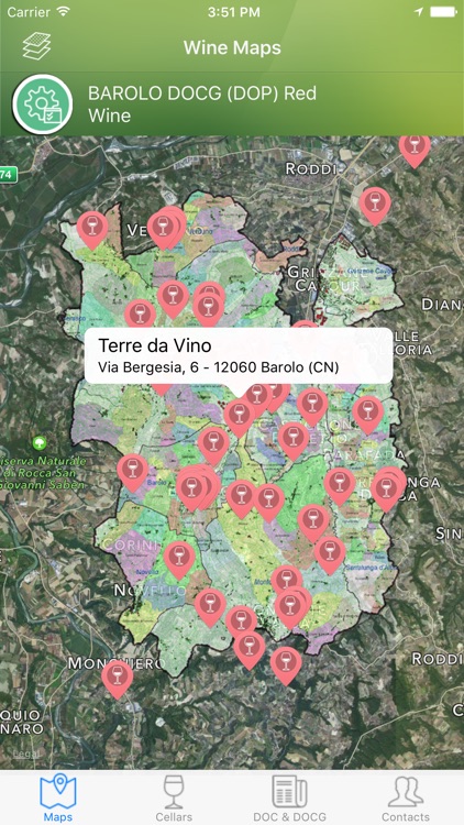 Wine Maps of Italy