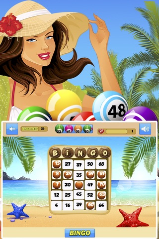 Beach Super Bingo - Free Bingo Game screenshot 2