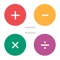 ・This app has no “=“ button