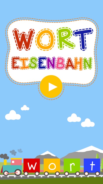 Wort Eisenbahn - Rechtschreibwettbewerb & Wörtersuch-Puzzle für Kinder