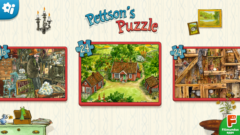#1. Pettson's Puzzle (iOS) 由: Filimundus AB