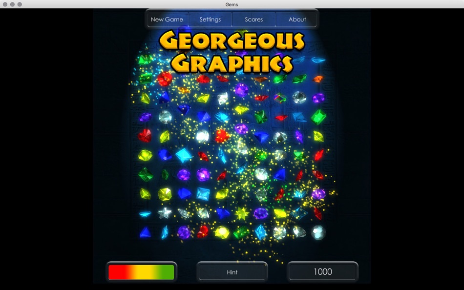 #1. Gems (macOS) Podle: baKno Games