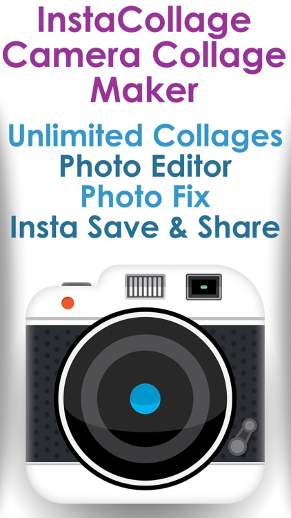 Instacollage camera collage maker plus photo frames , color splash and text effects