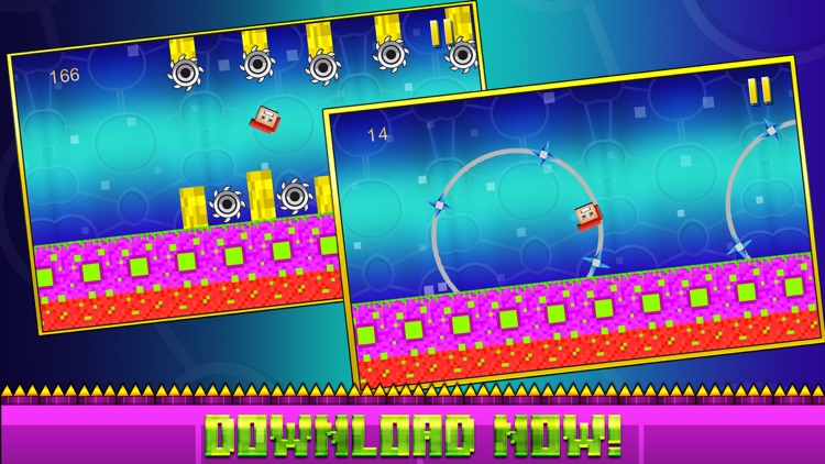 Geometry Cube Runner- Hopper dash Avoid the Red Spike