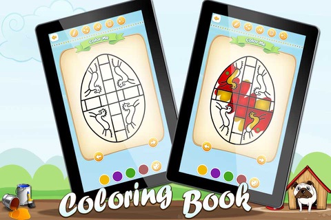 Coloring Pages for Kids Easter Eggs Free screenshot 3