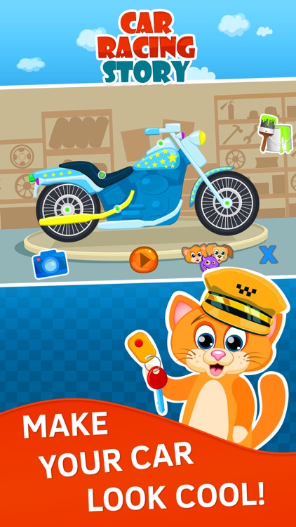 Car Racing for Toddlers and Kids under 6 Free with Animals screenshot-3