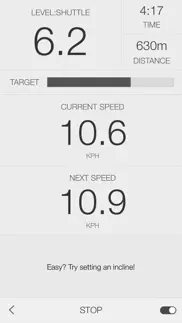 bleep test 15m treadmill iphone capturas de pantalla 1