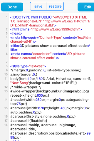 SuperCodeEditor screenshot 3