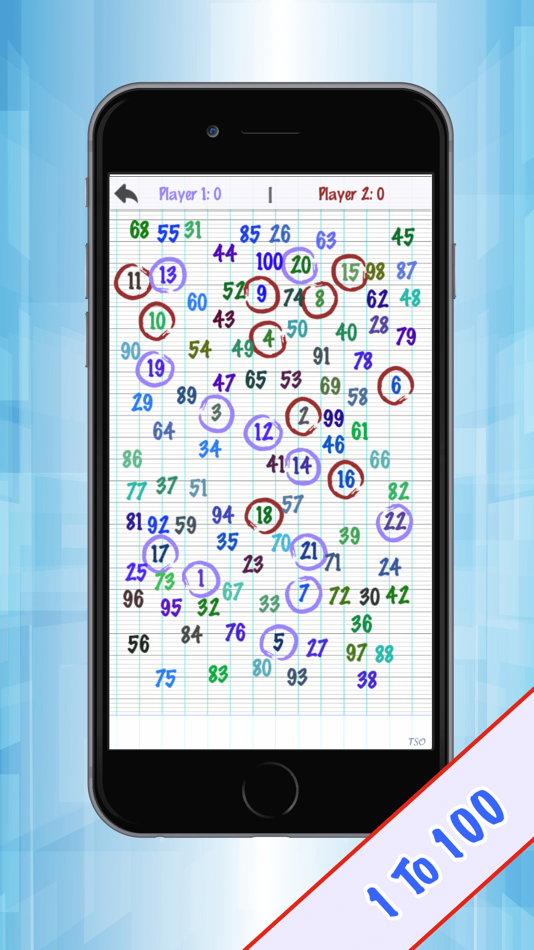 #3. 1 To 100 - Find the numbers (iOS) Podle: TIEN BAO NGUYEN