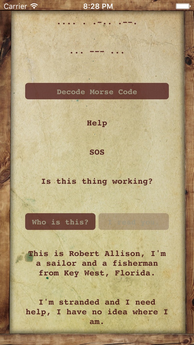 iPhone screenshot