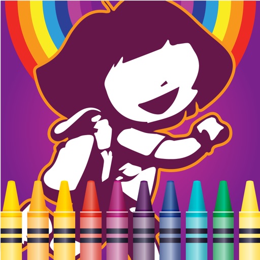 The Explorer Village coloring page dora Edition Icon