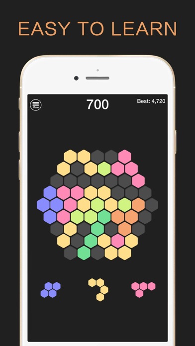 Screenshot #1 pour Hex Puzzle Six Sides Block Hexa Fit