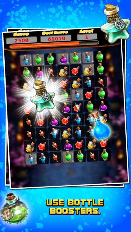 Magic Bottle Link - Link The Same Color Bottle To Eliminate Them