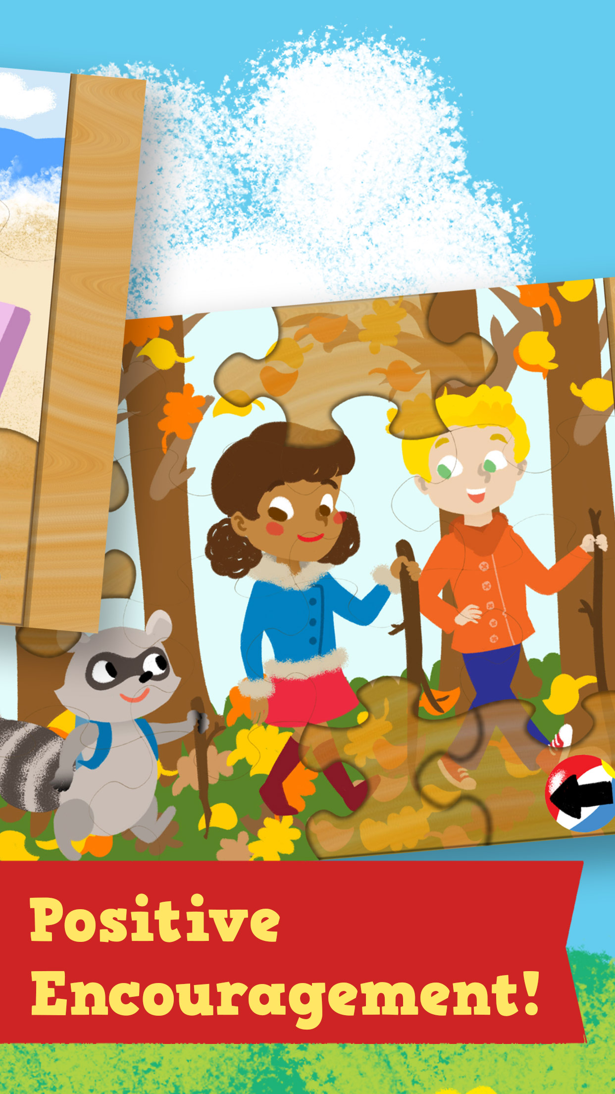 Kids Season Puzzles: Animated Spring, Summer, Fall and Winter Wooden Jigsaw Puzzle Games for Toddler and Preschool Boys and Girls
