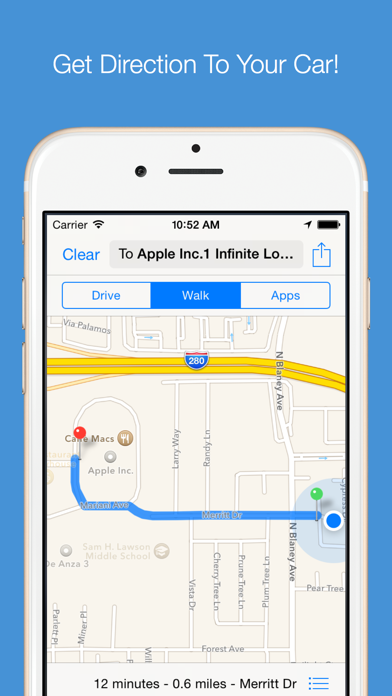 Screenshot #2 pour BeParked - Find Where I Parked