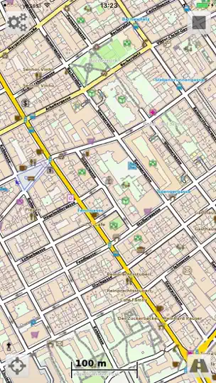 Screenshot von Vectorial Map Lite auf dem iPhone 2