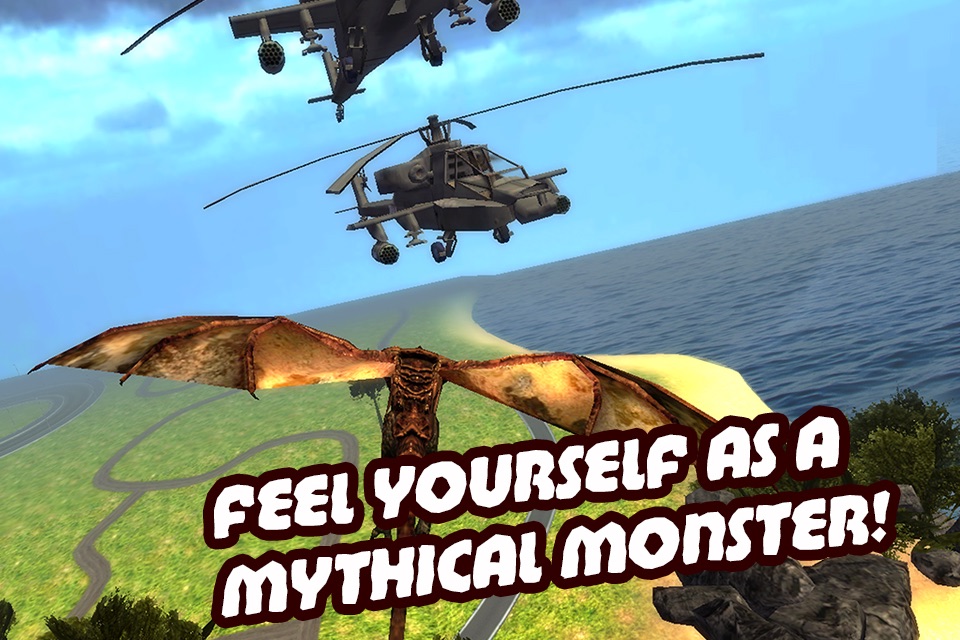 Monster Dragon City Rampage 3D Free screenshot 2