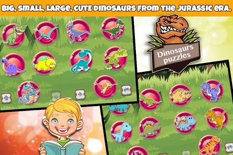 Dinosaurs Shapes Puzzle Games For Kids screenshot 3