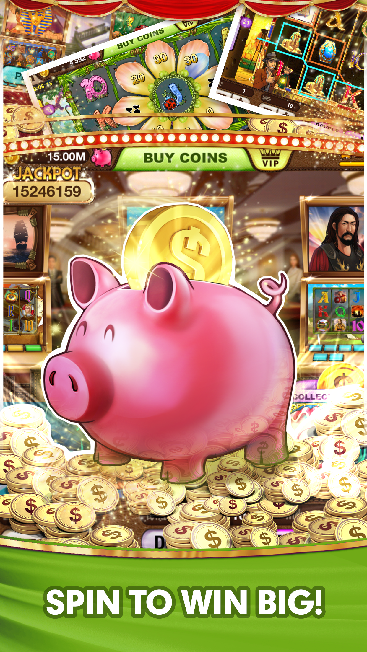 Slots - Spins & Fun: Play games in our online casino for free and win a jackpot every day! screenshot 5