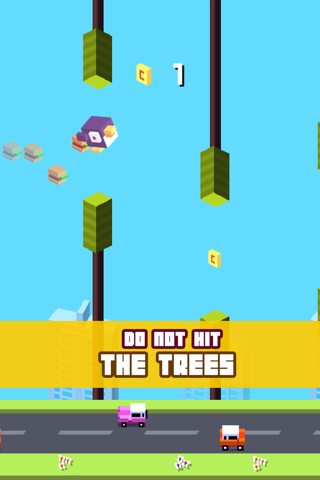 Crossy Tiny Bird Tappy - Sky Surfers Jumping screenshot 2